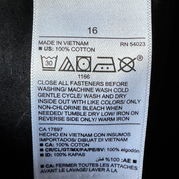 EUC Old Navy Midnight Navy Blue Corduroy Overalls in Women's 16 - Picture 14 of 15